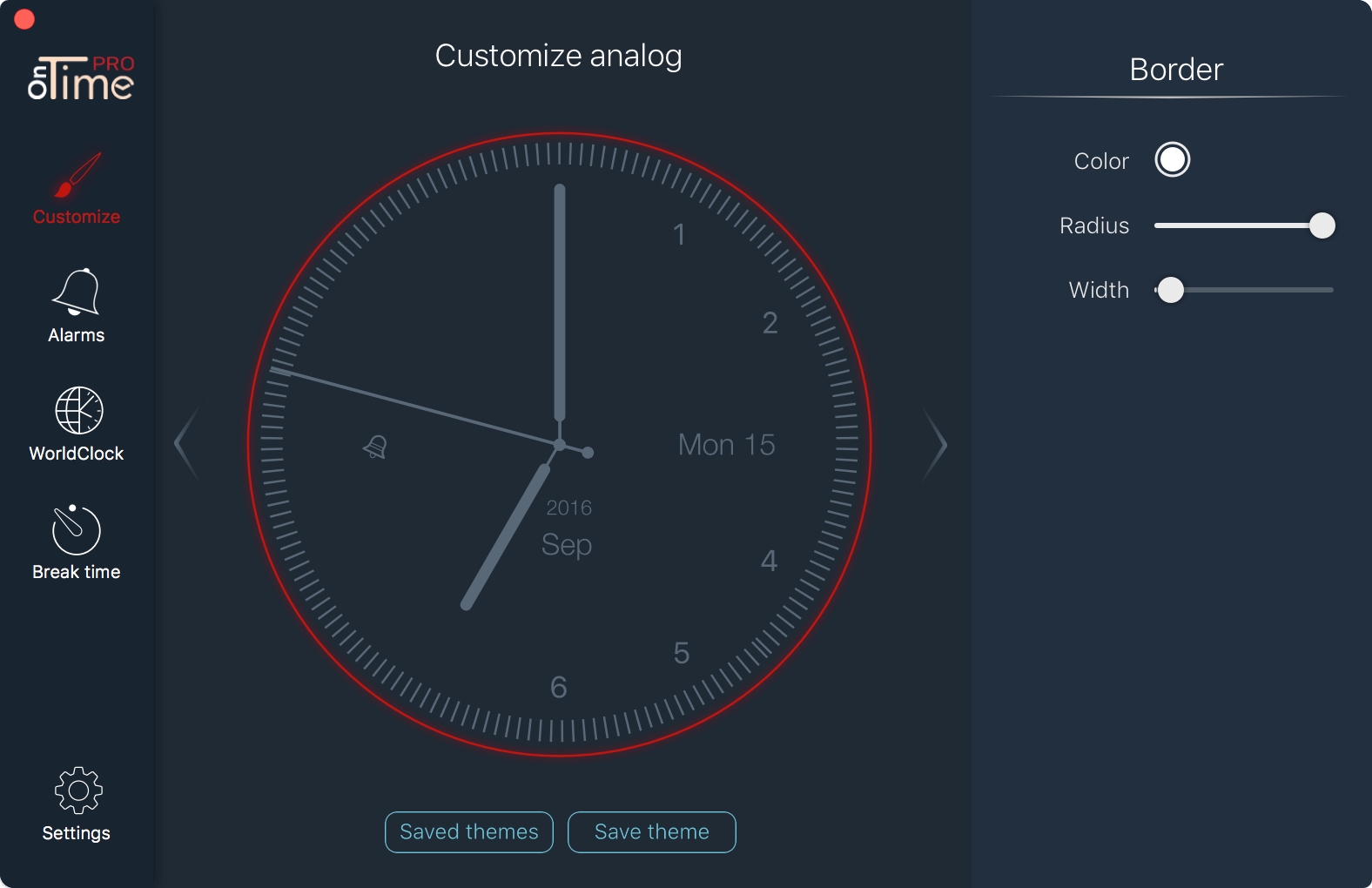 OnTime PRO 3.3 Mac 破解版 多功能桌面时钟工具