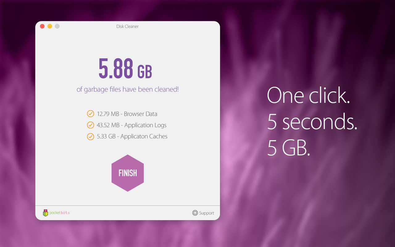 Disk Cleaner 1.8 Mac 破解版 优秀的磁盘垃圾清理工具