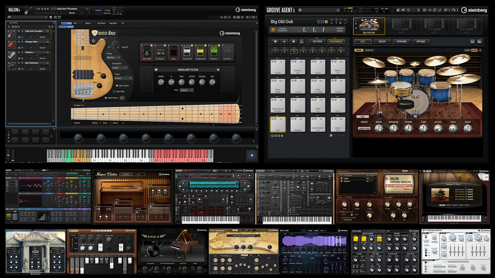 Steinberg Absolute 5 Collection Mac 破解版 最佳虚拟乐器