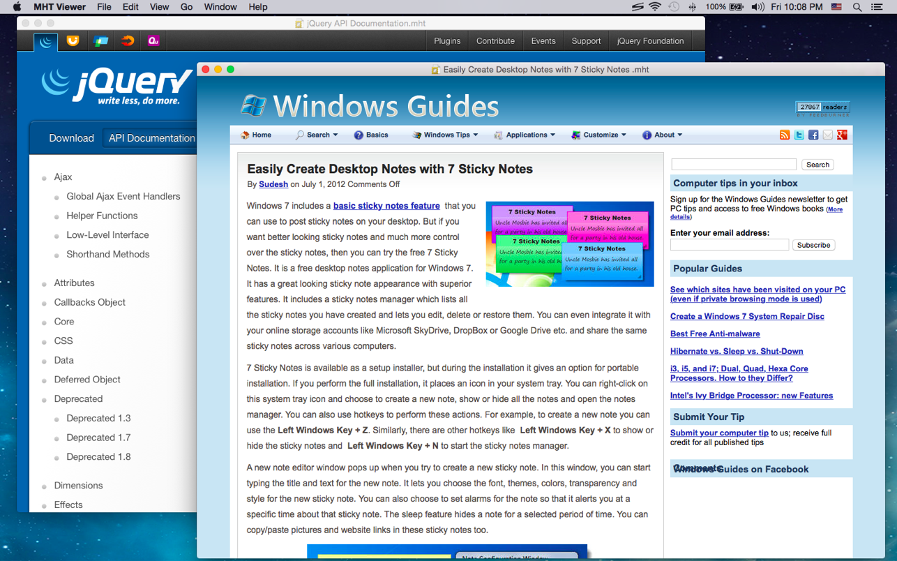 MHT Viewer 3.2 Mac 破解版 MHT文件阅读器