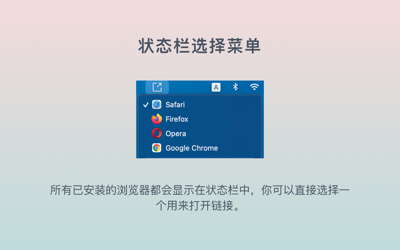 i-Picker 1.0.4 Mac 中文破解版 一键改变默认浏览器