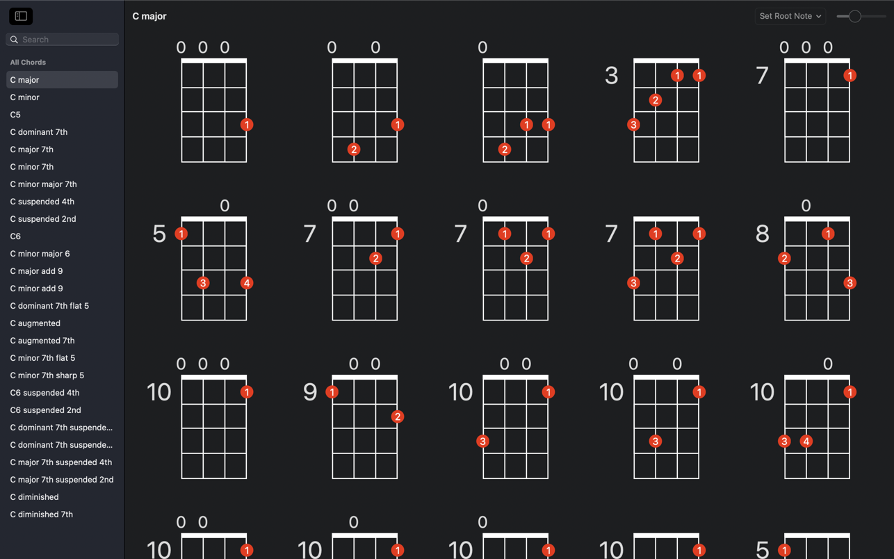 UkeLib Chords Pro 1.3.1 Mac 破解版 尤克里里和弦大全