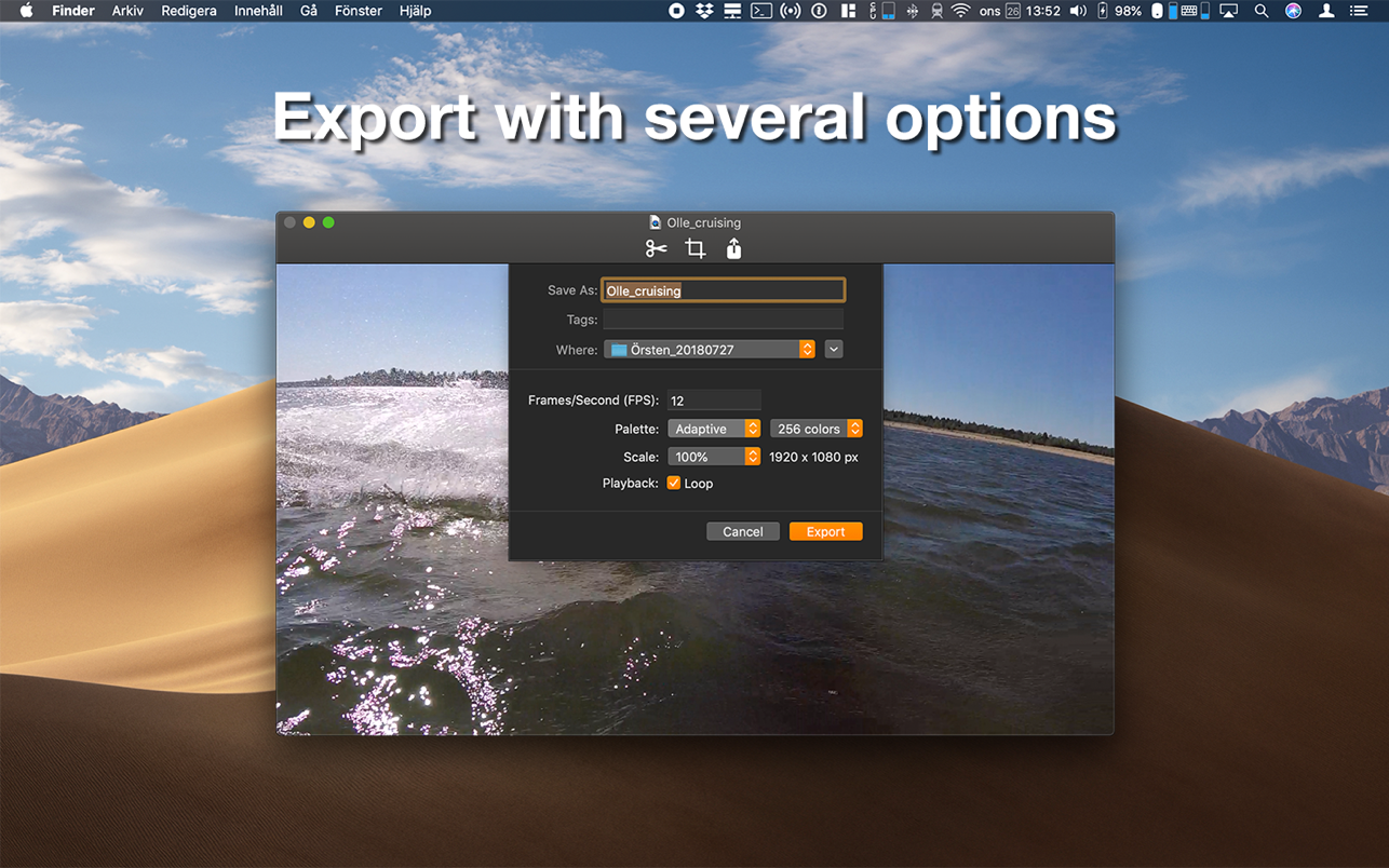 GIF'ted 1.3 Mac 破解版 视频创建动画GIF