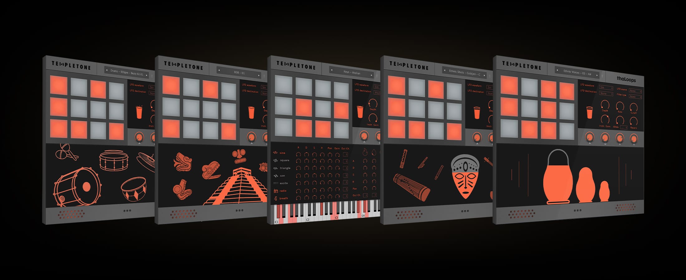 ThaLoops Templetone 1.0 Mac 破解版 嘻哈音乐创作插件
