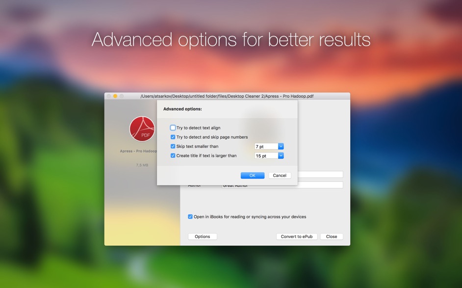 ePublr for Mac 1.2.2 破解版 - 书籍文件转换器