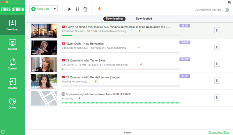 iTube Studio 7.4.6.6 Mac 破解版 - YouTube视频下载