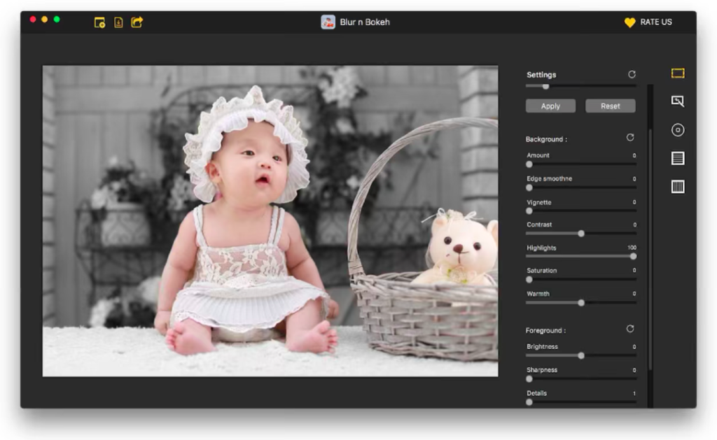 Blur n Bokeh 3.5(25) Mac 破解版 聚焦图像软件