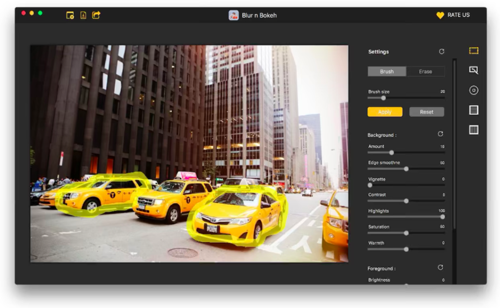 Blur n Bokeh 3.5(25) Mac 破解版 聚焦图像软件