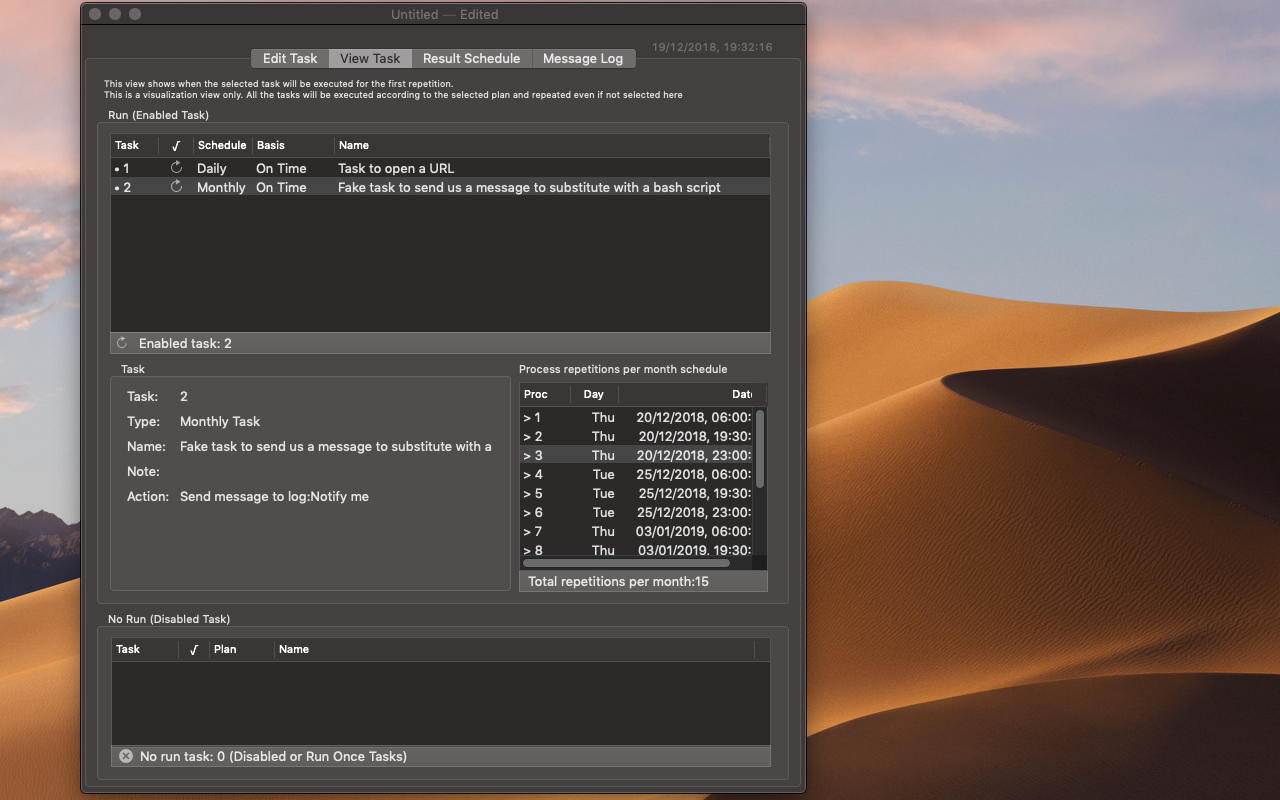 Cronette 1.9.1 Mac 破解版 定时执行任务管理应用