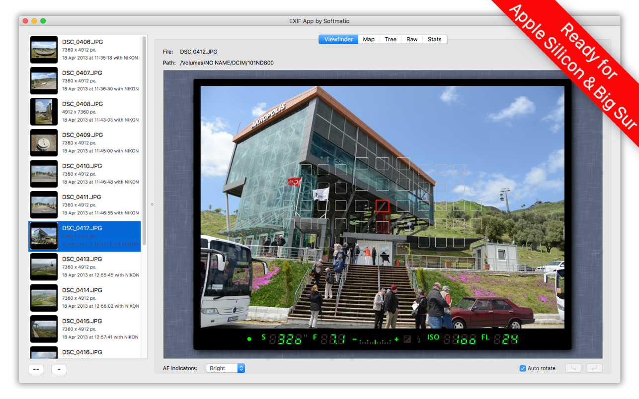 EXIF App 1.3 Mac 破解版 EXIF信息查看器