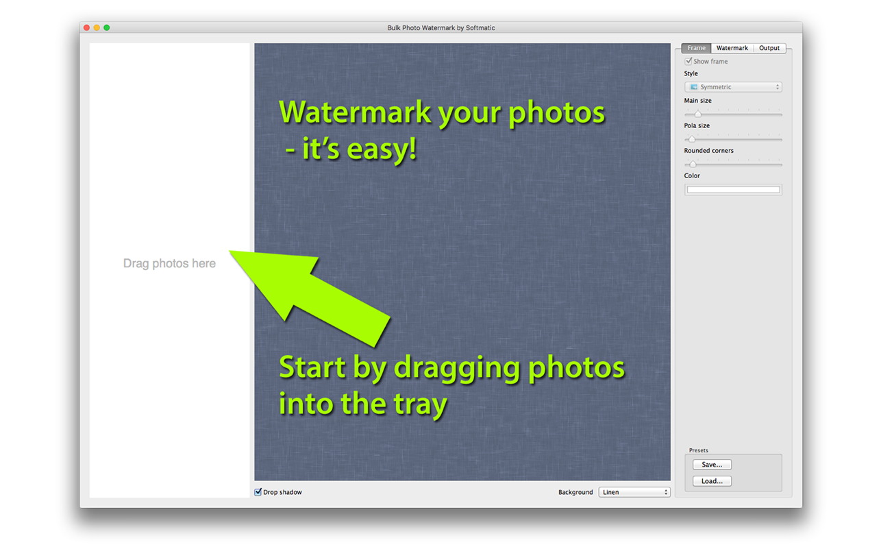 Bulk Photo Watermark 2.0 Mac 破解版 批量水印工具