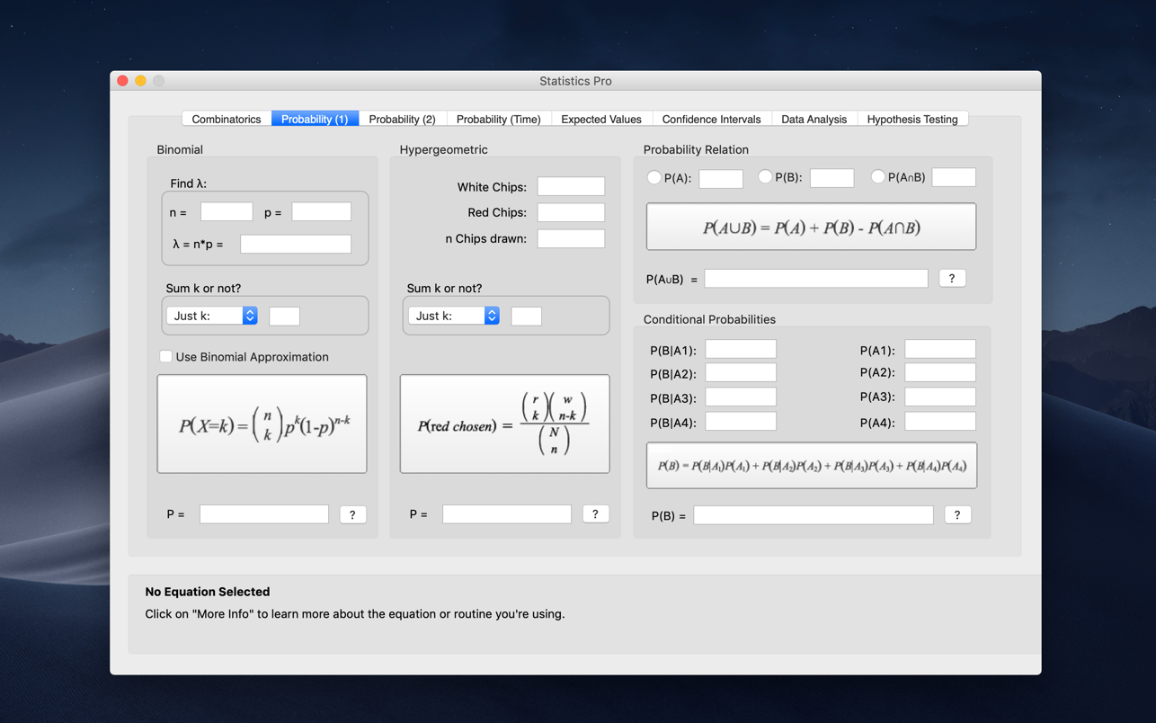 Statistics Pro 1.4 Mac 破解版 统计学计算工具