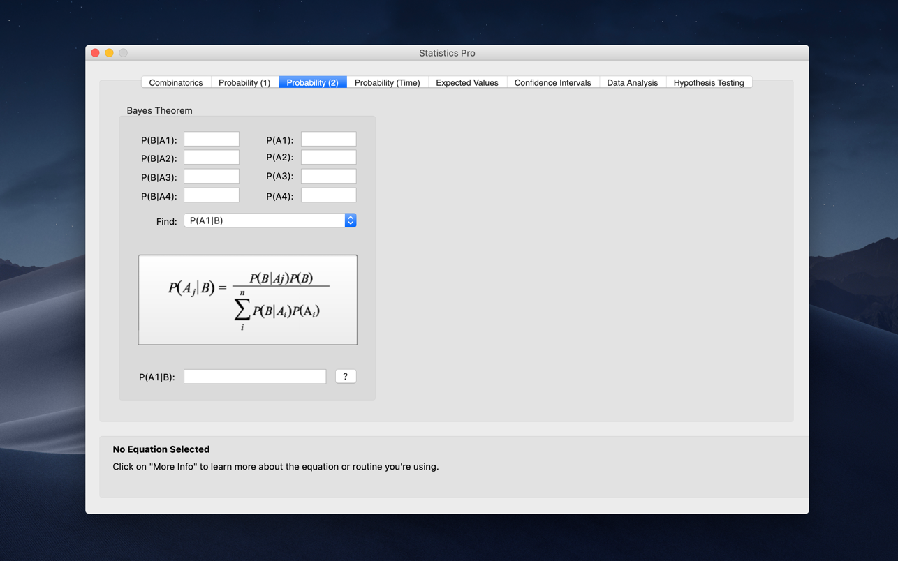 Statistics Pro 1.4 Mac 破解版 统计学计算工具