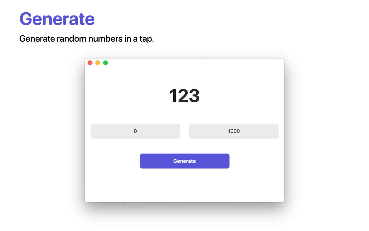 Range: Random Number Generator 3.0 Mac 破解版 随机数字生成工具