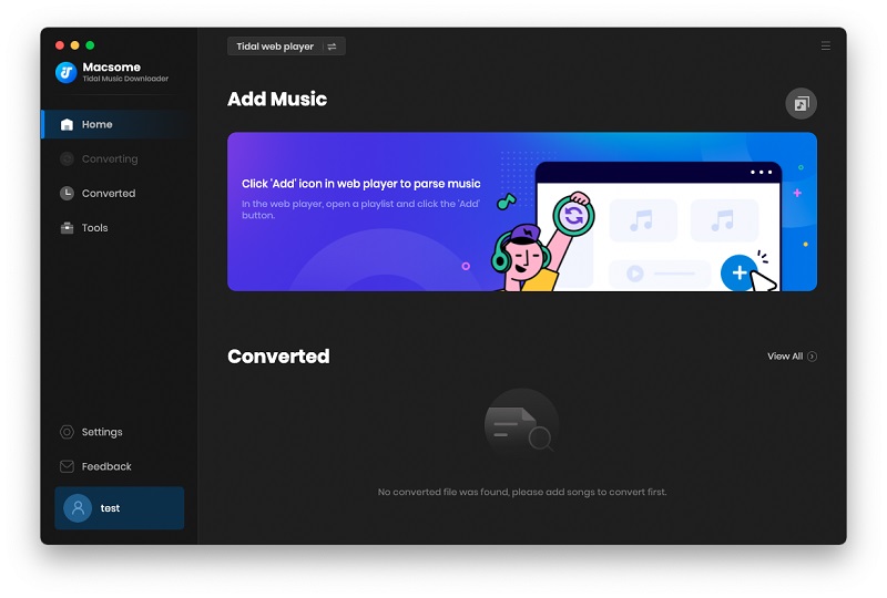 Macsome Tidal Music Downloader 1.2.1 Mac 中文破解版 Mac Tidal音乐下载器