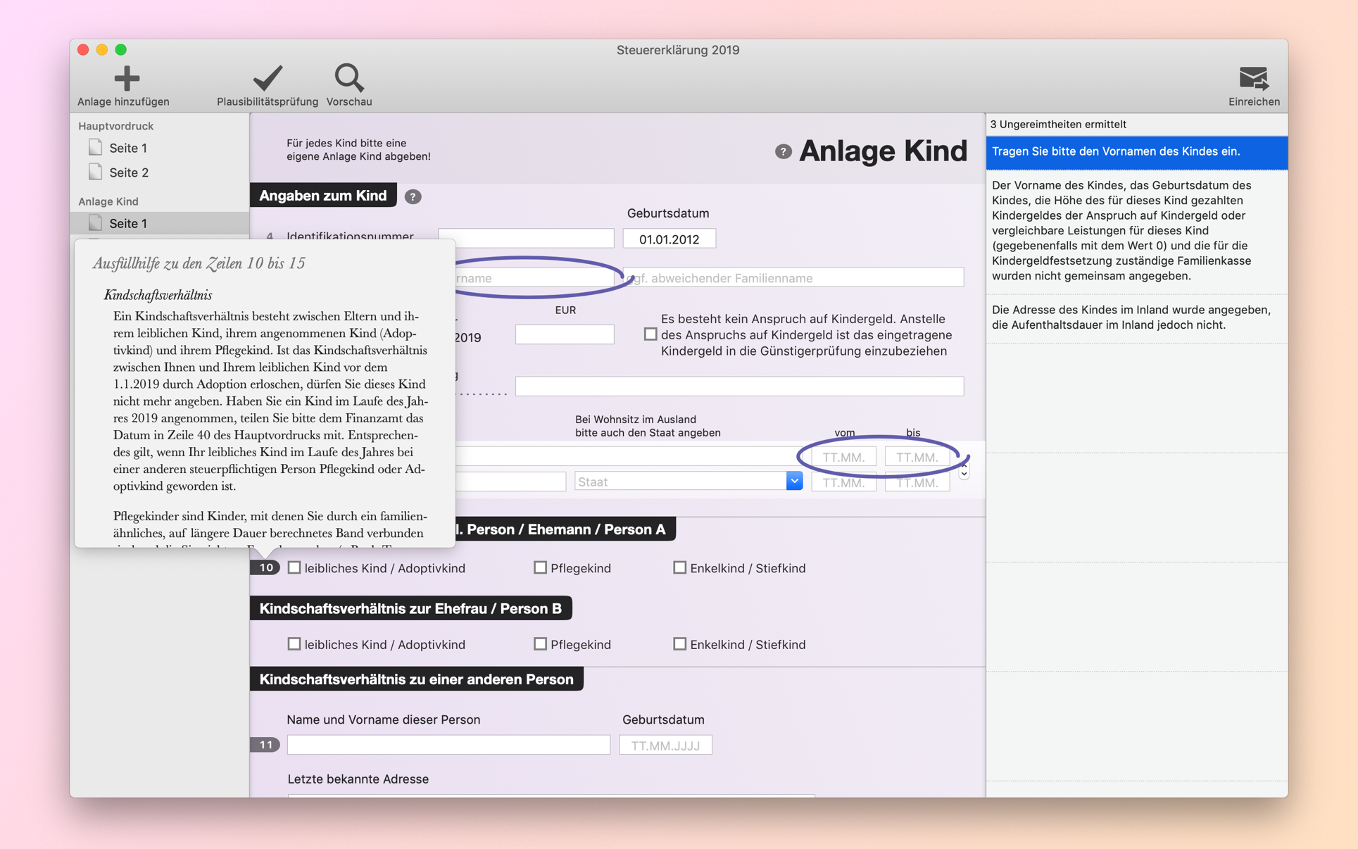 Steuererklärung 3.0.2 Mac 破解版 税务申报表工具