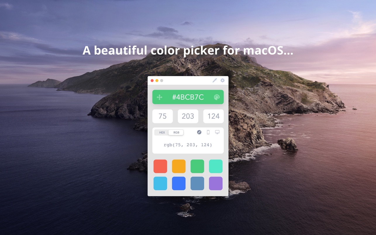 Drop - Color Picker 1.6.4 Mac 破解版 易用的屏幕取色工具