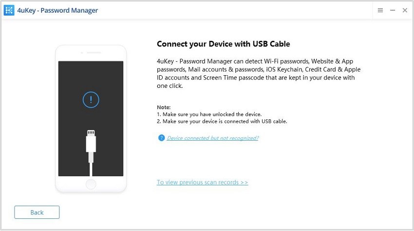 Tenorshare 4uKey Password Manager 2.3.2 Mac 中文破解版 强大的iOS密码管理工具