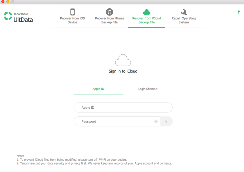 Tenorshare UltData 9.5.0 Mac 中文破解版 - iOS设备数据恢复工具