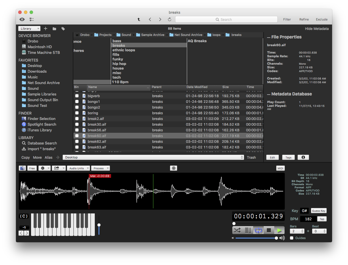 AudioFinder 6.0.5 Mac 破解版 - 音频音乐制作中心