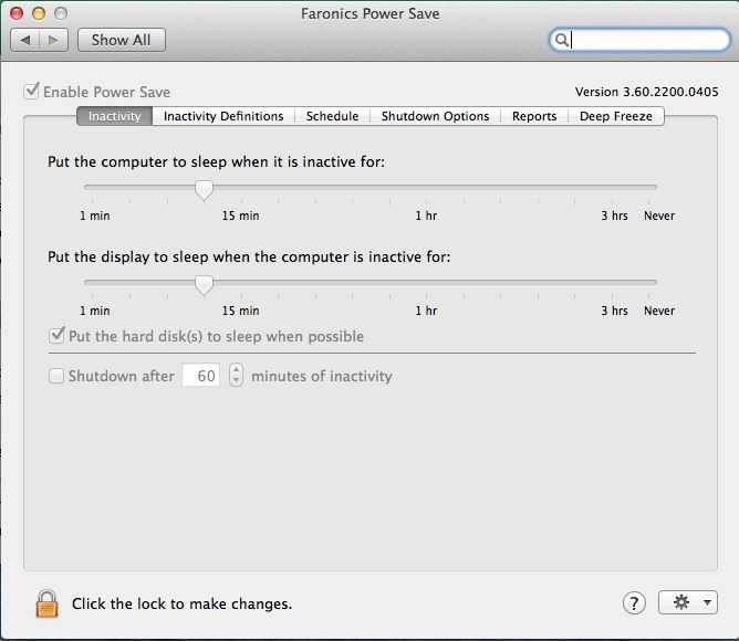 Faraonics Power Save Mac 破解版 智能能源管理