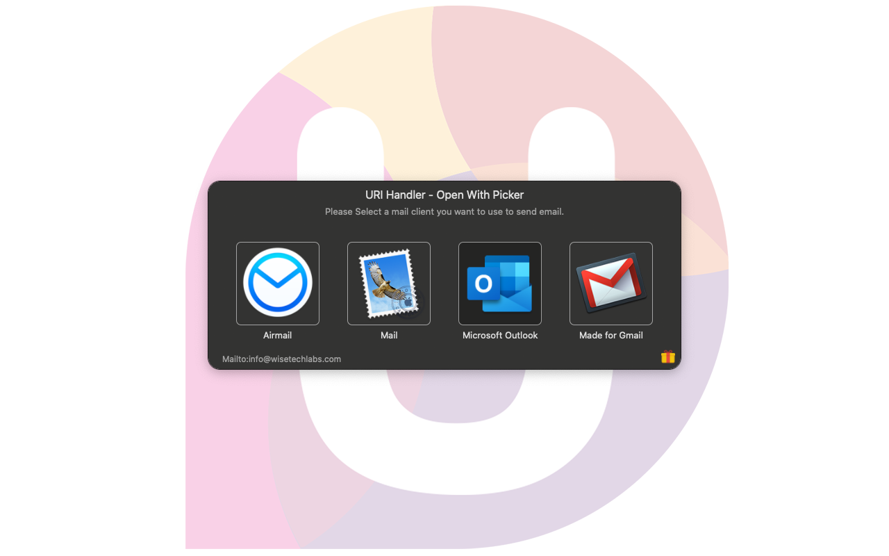 URI Handler - Open With Picker 1.8 Mac 破解版 URI处理工具