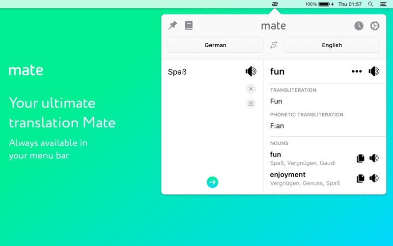 Mate Translator 7.1.0 Mac 破解版 - 翻译软件