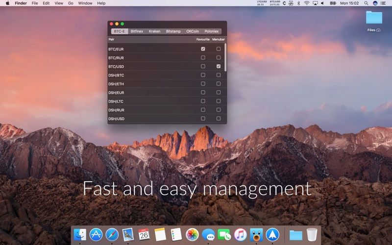 Cryptey for Mac 1.9.2 激活版 - 比特币行情跟踪