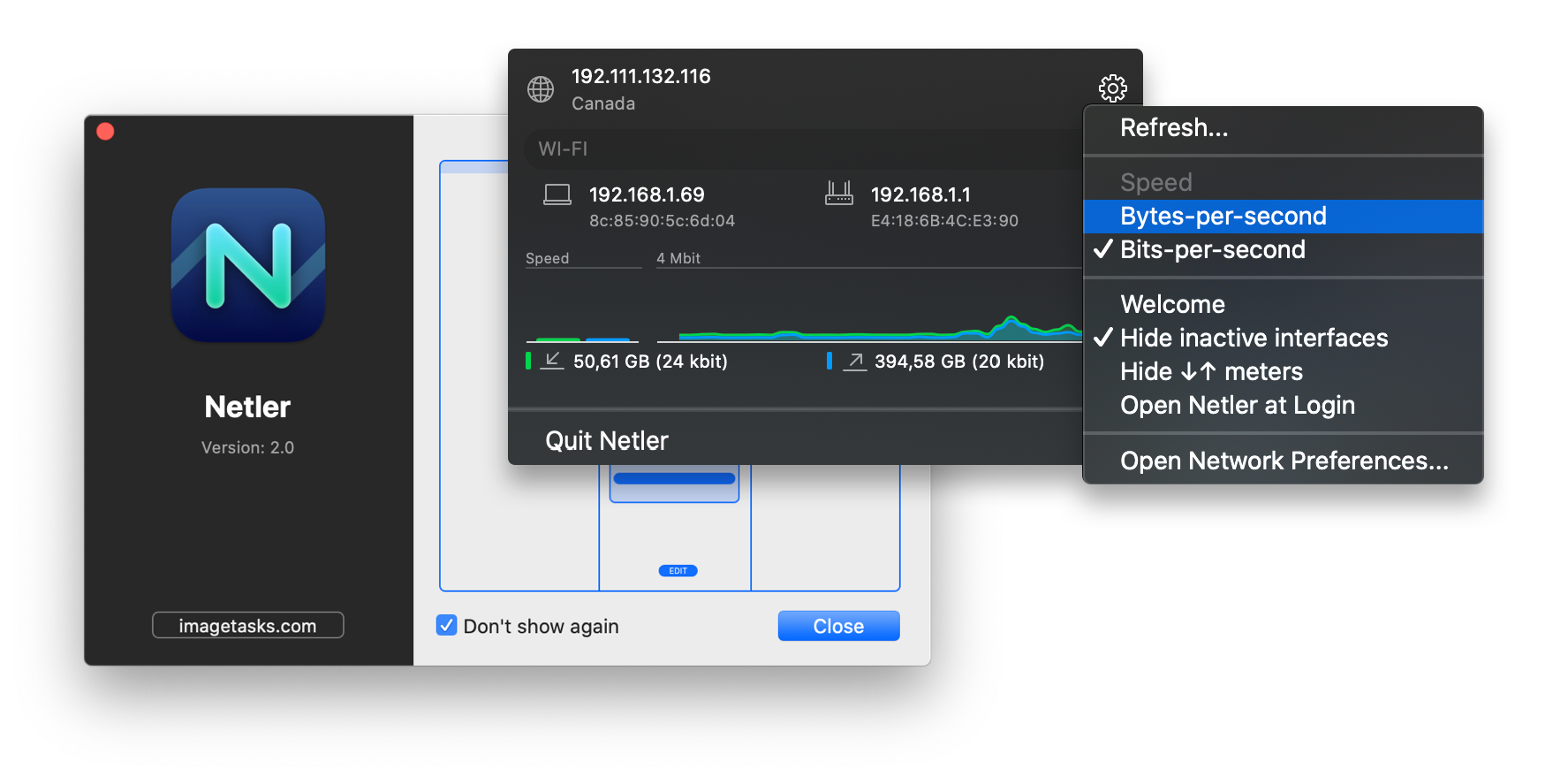Netler 2.0 Mac 破解版 网络监测应用