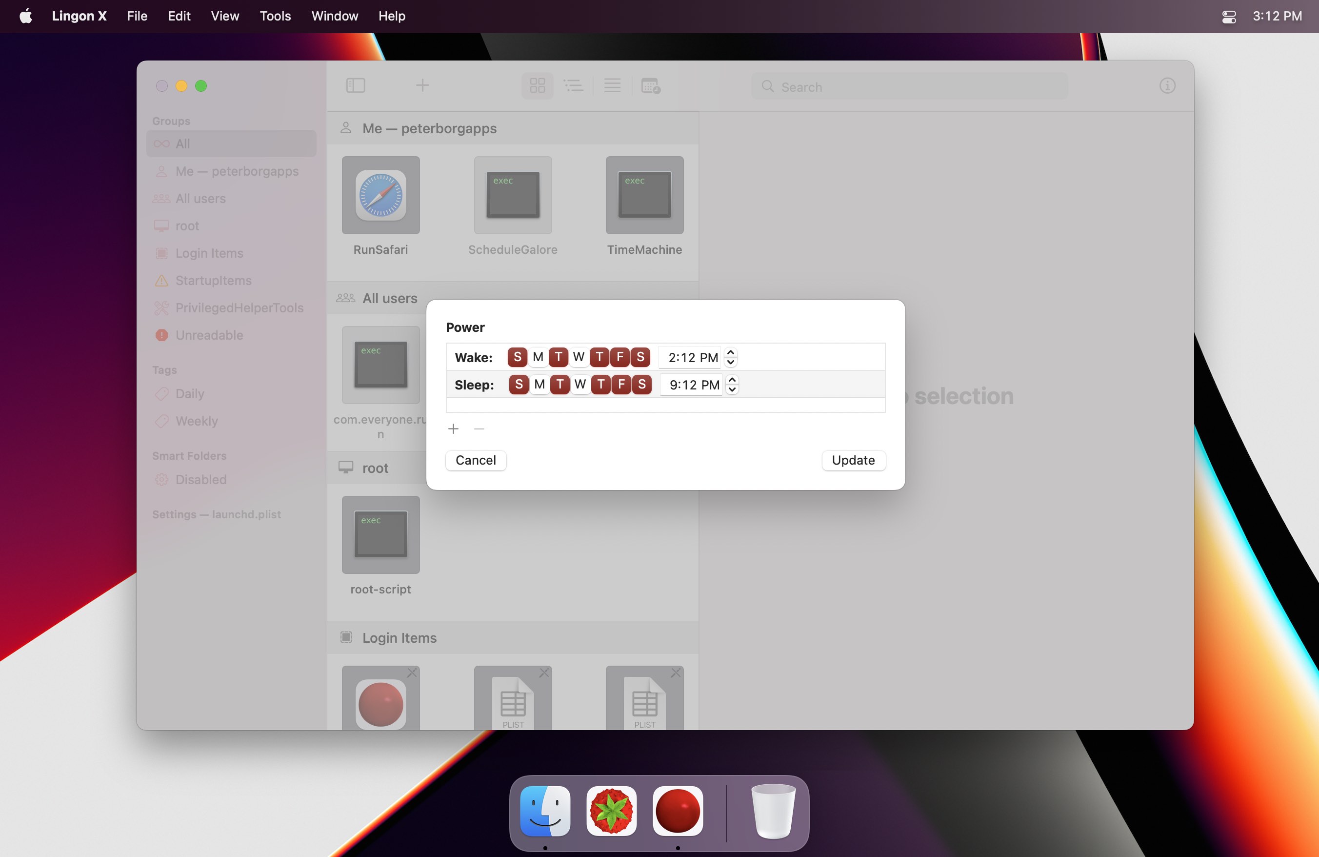 Lingon X 7.6 Mac 破解版 优秀的系统服务配置编辑工具