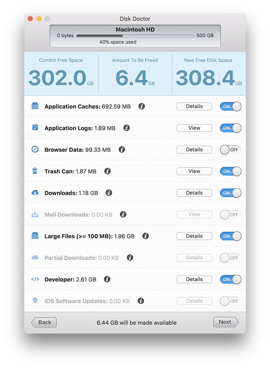 Disk Doctor 4.3 Mac 破解版 优秀的磁盘垃圾清理工具