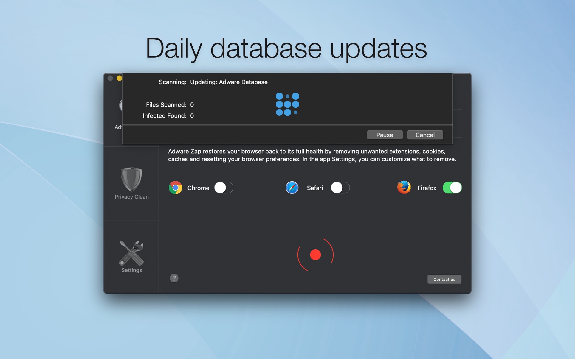 Adware Zap Browser Cleaner 2.8.1.0 Mac 破解版 广告软件清理工具
