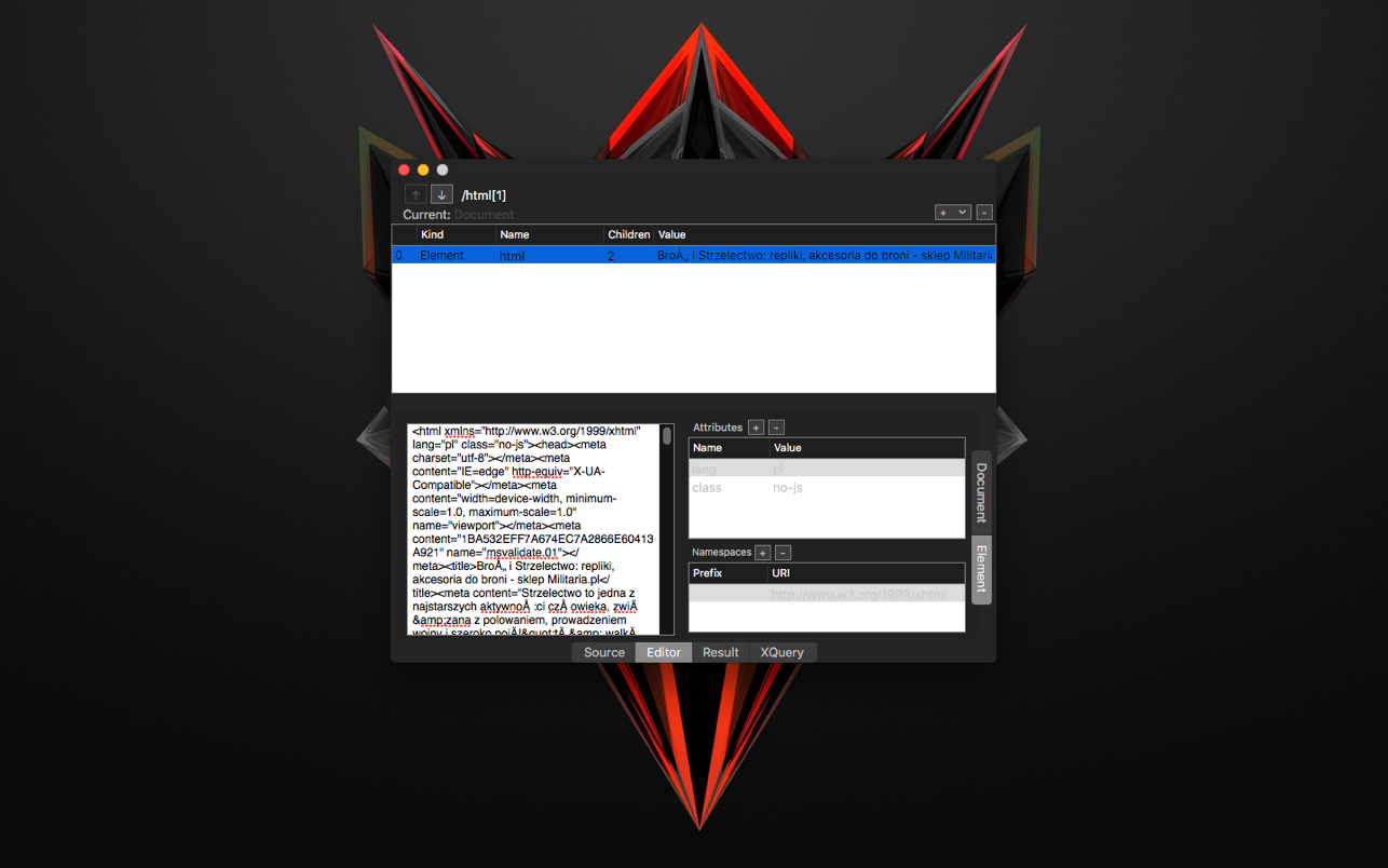 XML Browser Mac 破解版 XML文件浏览器
