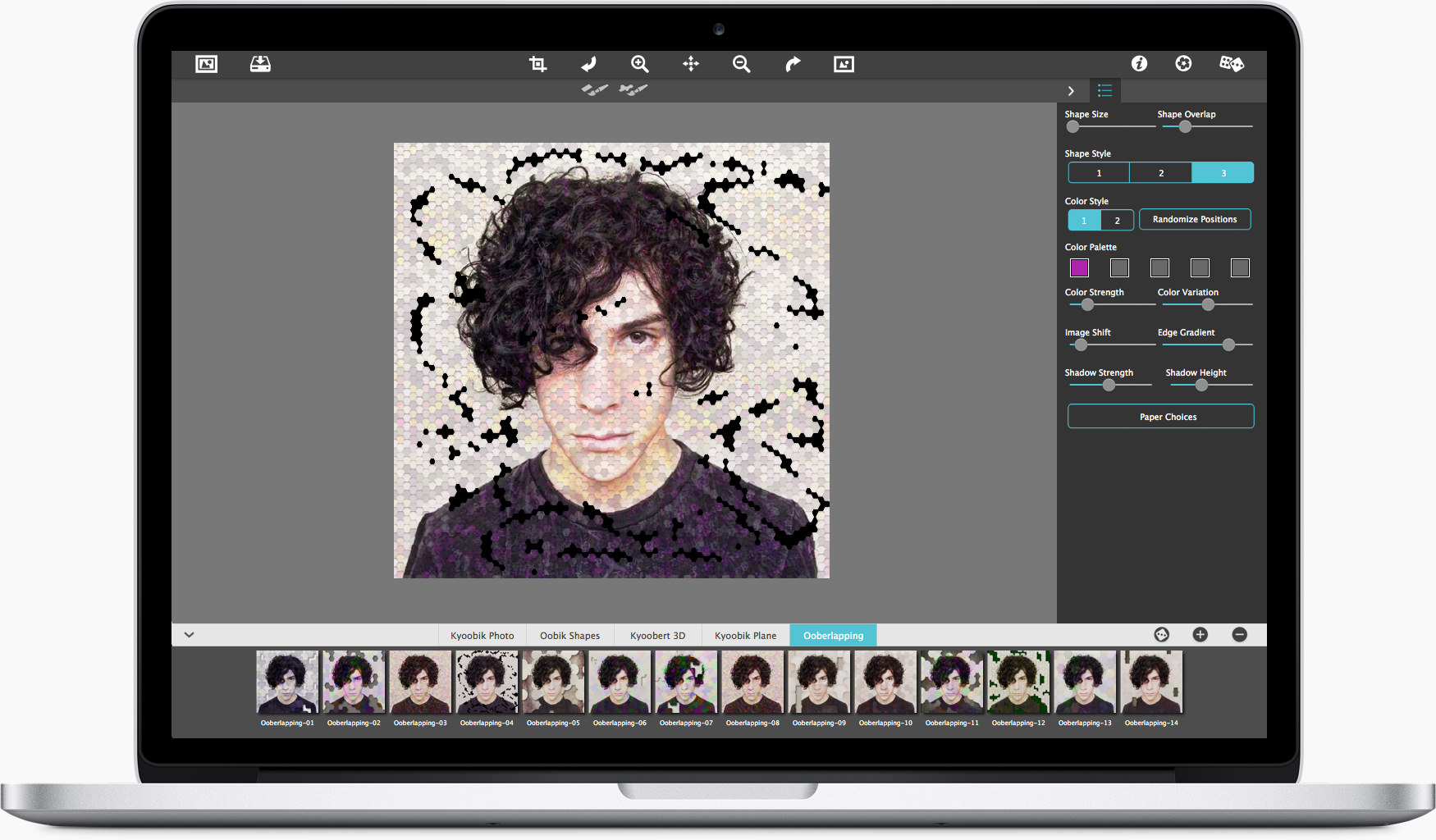 JixiPix Kyoobik Photo Mac 破解版 网格平铺图像工具