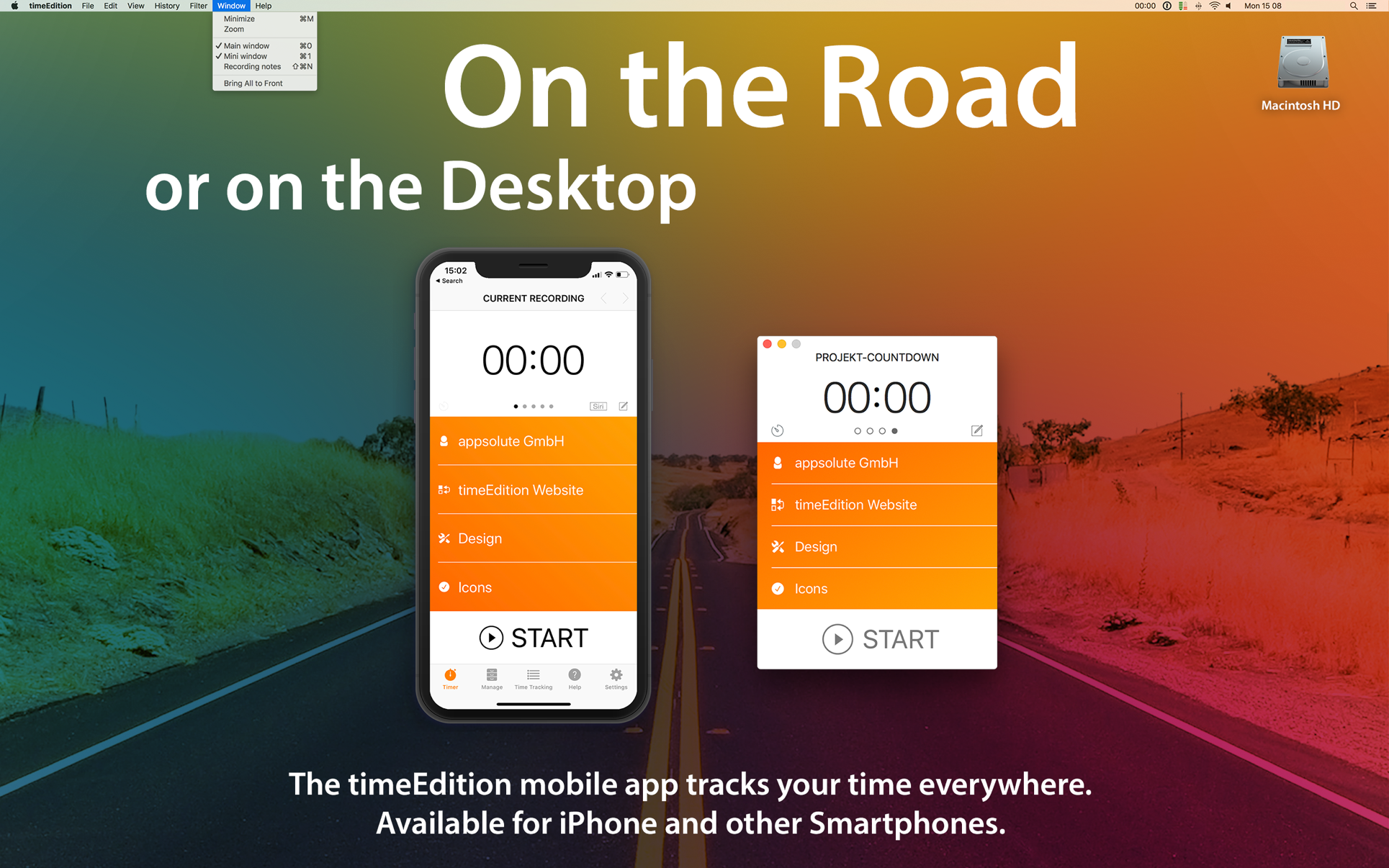timeEdition Mac 破解版 时间管理工具