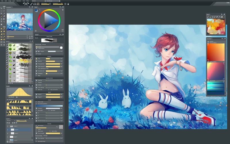 Paintstorm Studio for Mac 2.43.120120 破解版 - 专业PS数字绘画工具