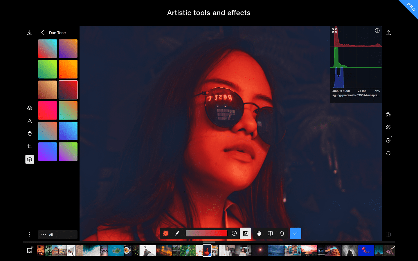 泼辣修图 Polarr Photo Editor Pro 5.10.8 Mac 破解版 专业摄影修图必备工具
