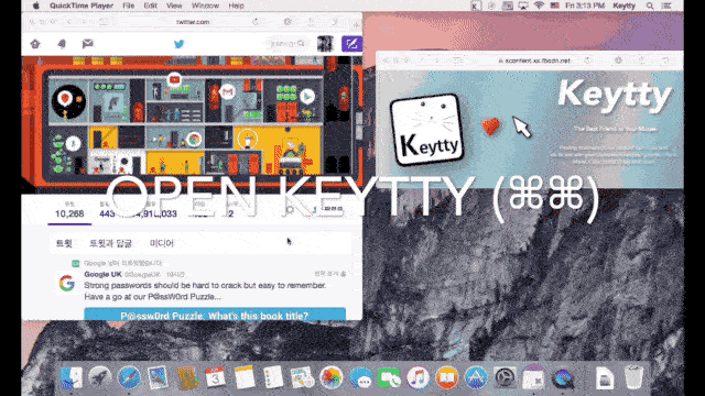 Keytty 1.2.6 Mac 破解版 可以通过键盘控制鼠标的应用-(iMacSO.com)下载