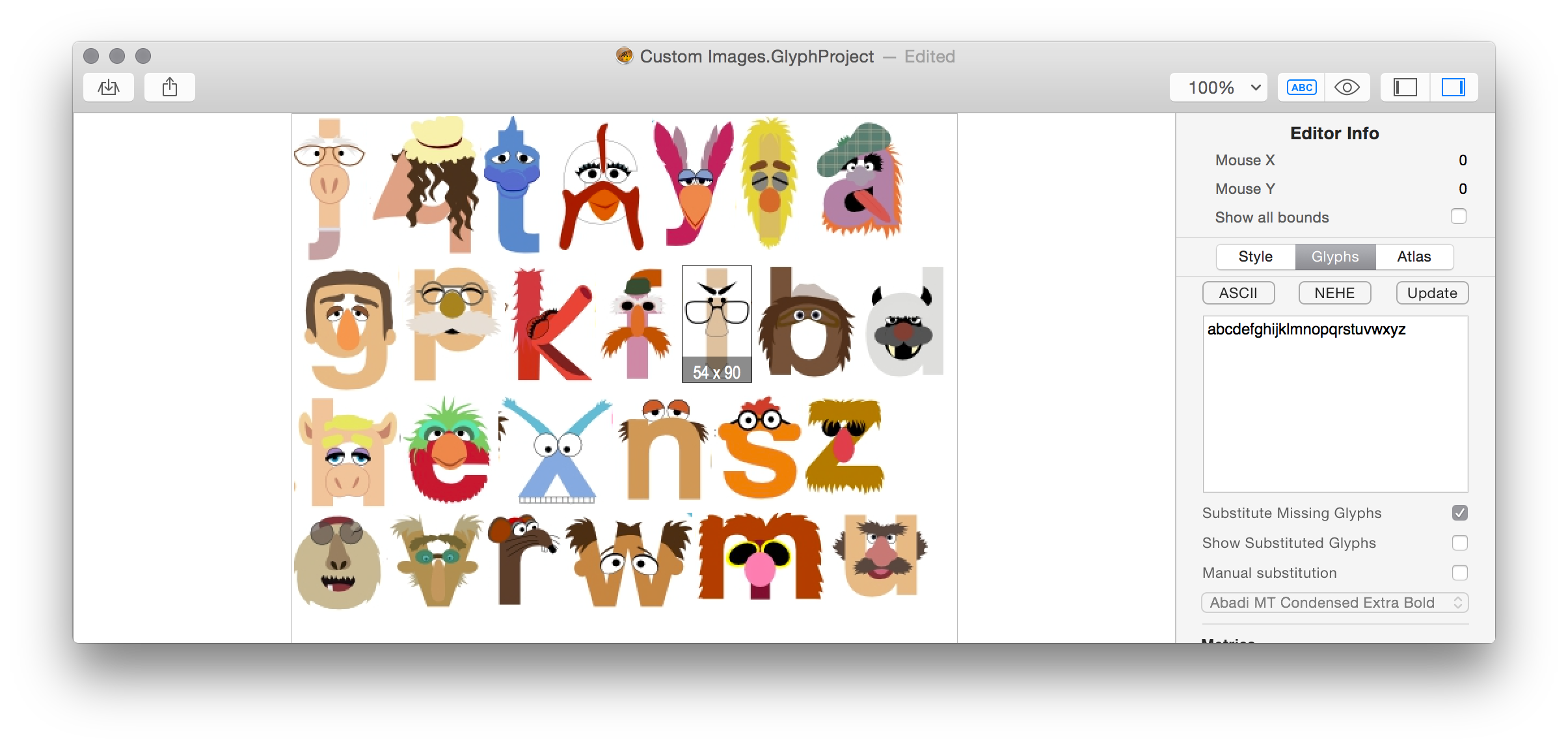Glyph Designer 2.1 Mac 破解版 – 位图字体生成工具-(iMacSO.com)下载