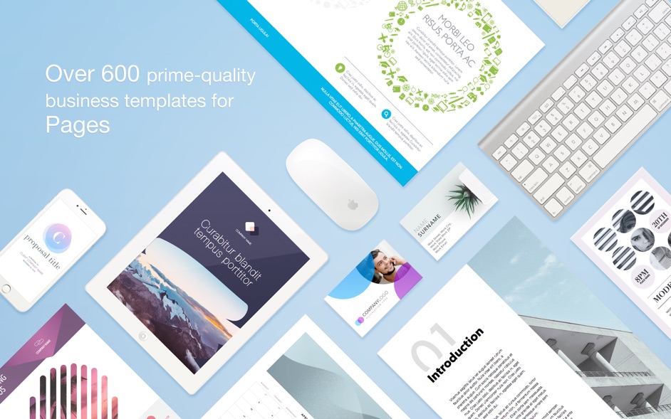 Business Print Lab - Templates 3.2.4 Mac 破解版 - 广告日历等Pages模板