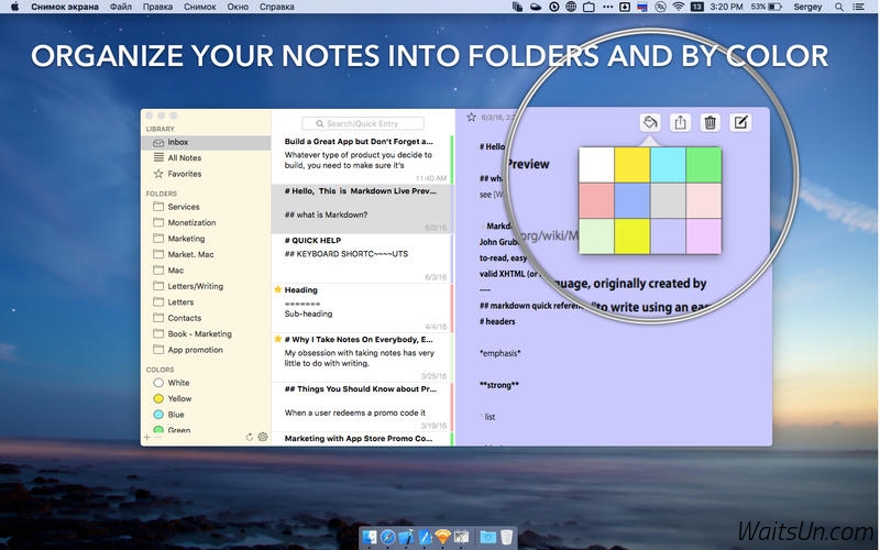 Note-Ify Notes for Mac 1.43 激活版 - 专注于写作的笔记应用程序