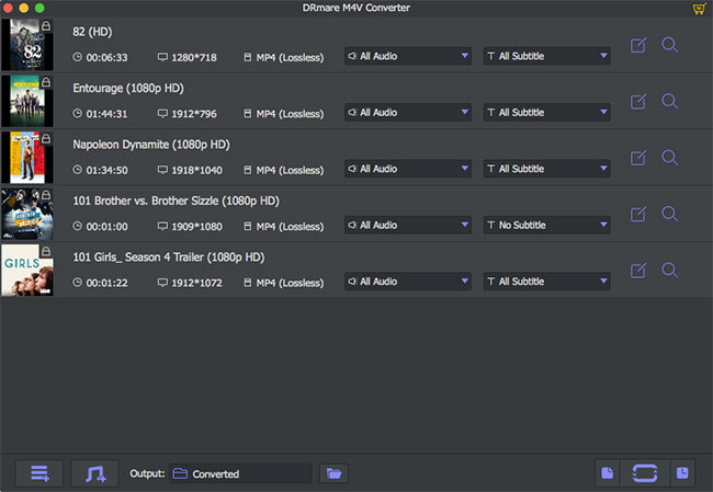 DRmare M4V Converter for Mac 2.1.5 破解版 - DRM破解器/M4V转换器