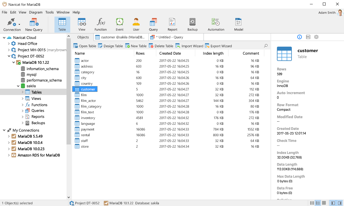 Navicat 12 for MariaDB for Mac 12.0.24 破解版 - MariaDB数据库管理工具