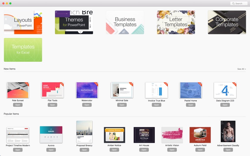 Templates Lab for MS Office for Mac 3.3 激活版 - Office模板