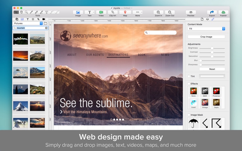 TurboWeb for Mac 1.1.9 注册版 - 网站设计工具