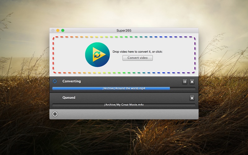 Super265 for Mac 1.0.9 破解版 - H.265格式转换工具