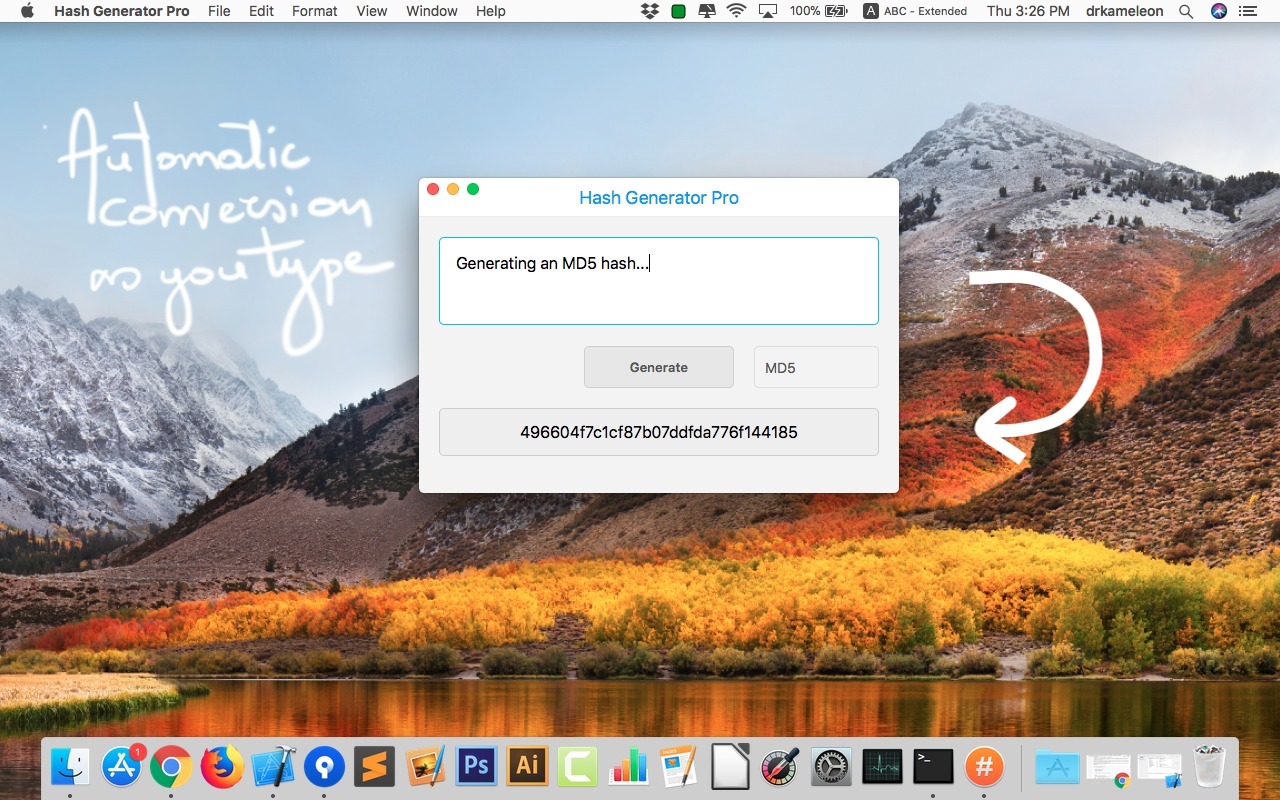 Hash Generator Pro for Mac 1.0 破解版 - 哈希值生成工具