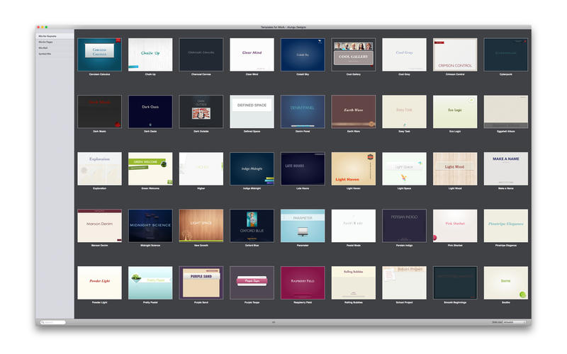 Templates Expert - Templates for Pages, Keynote for Mac 6.0 激活版 - iWork的模板套件