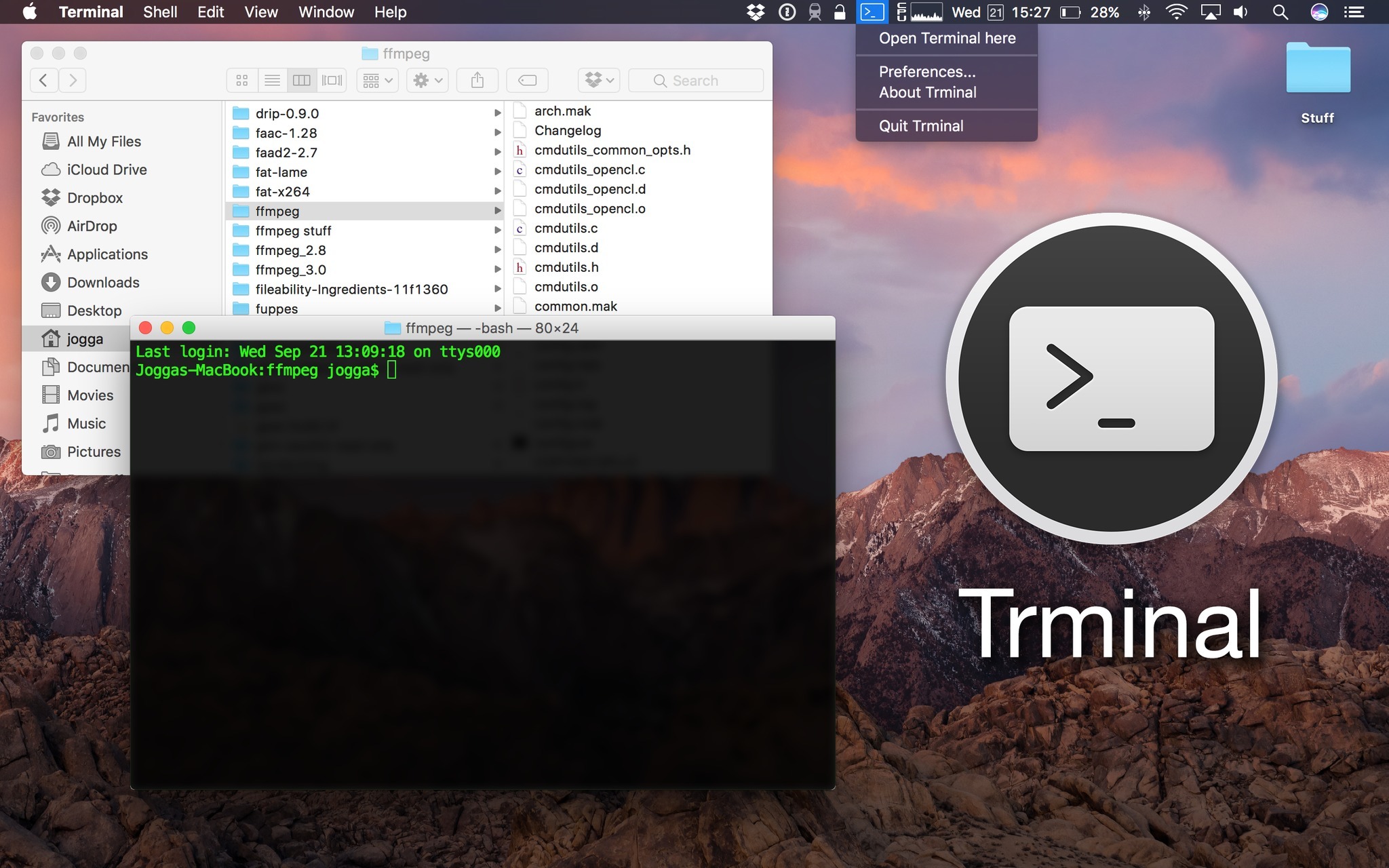 Trminal for Mac 1.0.1 注册版 - 终端快捷方式