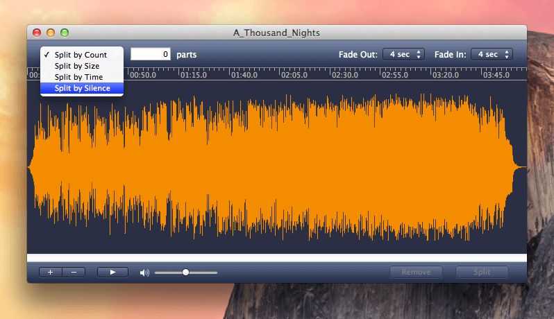 AppleMacSoft MP3 Splitter for Mac 3.9.1 破解版 - 分割和修剪MP3,M4A和AAC音频文件